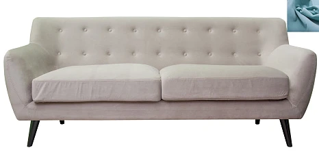 купить красивый Диван с мягкими подлокотниками Albert 8 цвет голубой в интернет-магазине в Краснодаре