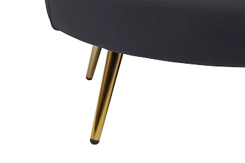 заказать Дизайнерский двухместный диван Pearl Double Black в интернет-магазине в Краснодаре