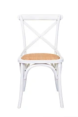 купить стильный Стул ретро Cross Back White в Краснодаре