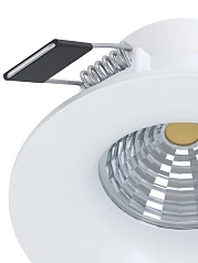 фото 98243 Светодиодный встраиваемый светильник SALICETO димм., 6W(LED), ?88, 380lm, 3000K, алюминий, белый в интерьере в Краснодаре