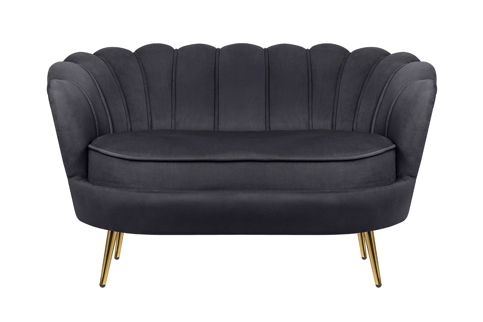 Дизайнерский двухместный диван Pearl Double Black в интерьере в Краснодаре