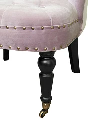 Низкое кресло Aviana Pink Velvet на заказ в интернет-магазине в Краснодаре
