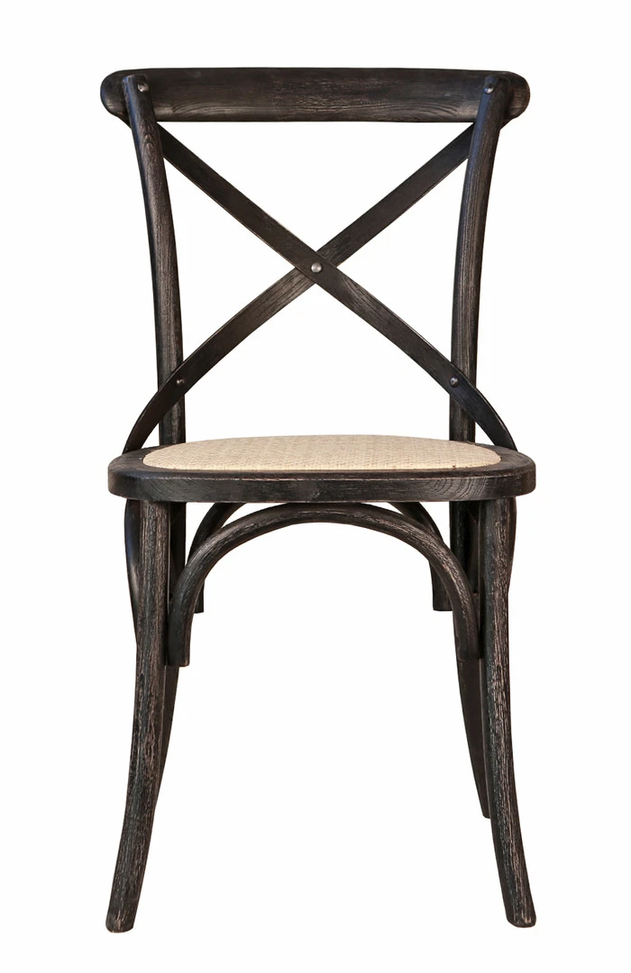 Стул Cross Back Black Brush в Краснодаре