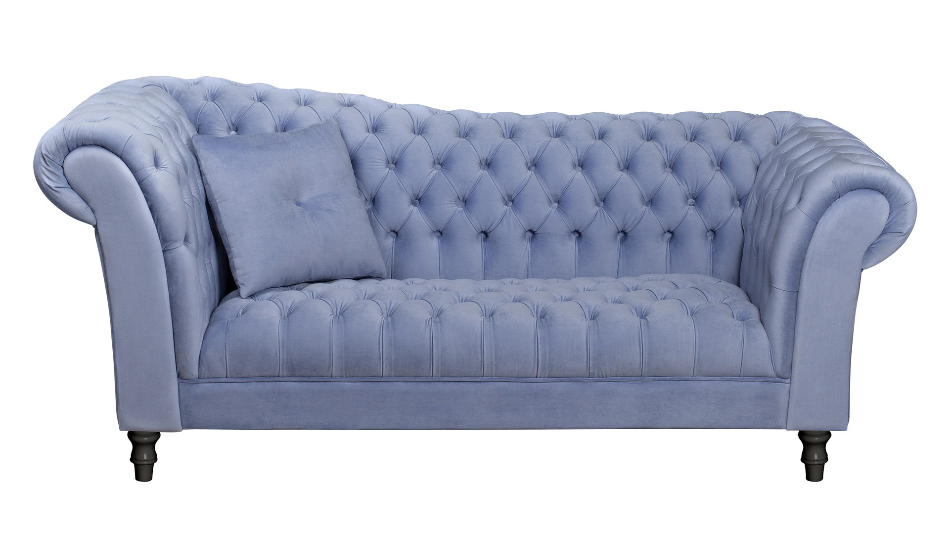 Двухместный диван Lina Blue-B синий в Краснодаре