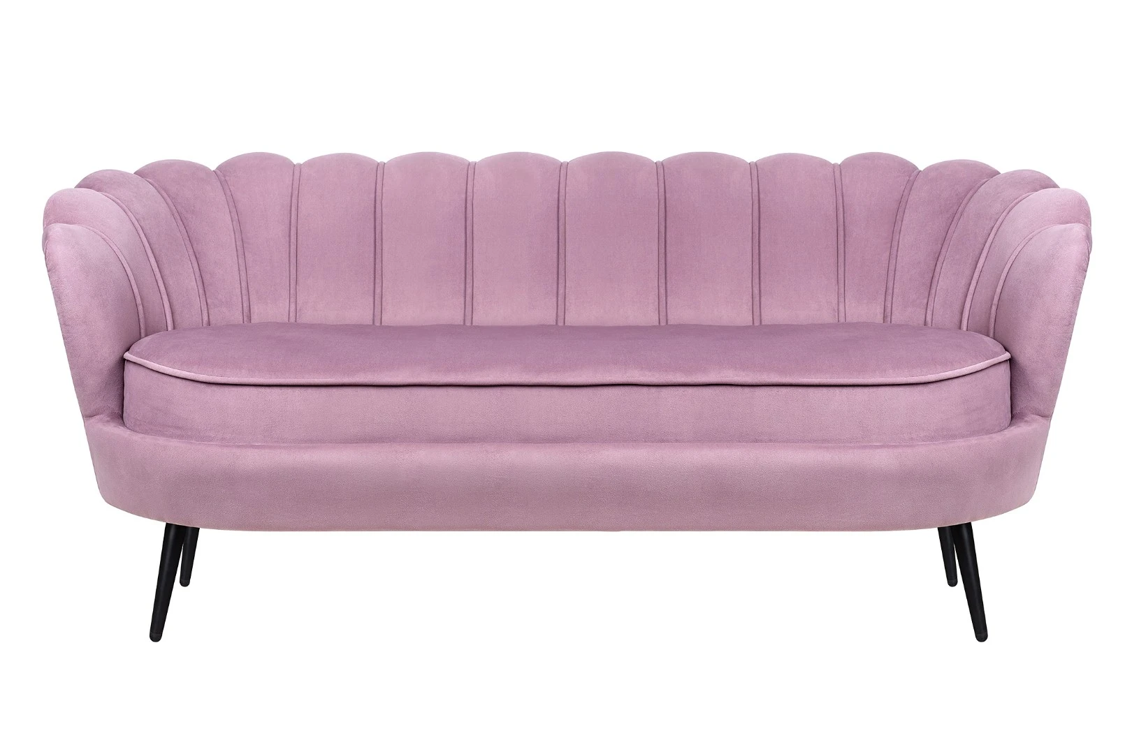 купить Диван ракушка Pearl Triple Pink на черных ножках в интернет-магазине в Краснодаре