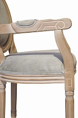 красивые Мягкий стул с подлокотниками Volker Arm Grey на заказ в Краснодаре