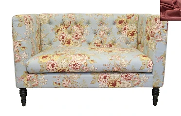 Диван Rose в современном стиле красный в интерьере в Краснодаре