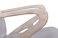 Низкое кресло Fobos light grey на заказ в Краснодаре