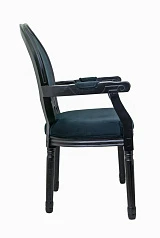 купить стильный Мягкий стул с подлокотниками Volker Arm Black в Краснодаре