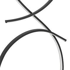 купить 901271 Светод торшер SERPINS, 20W(LED), алюминий, сталь, черный, пластик, белый, 3000K, 2500lm в интернет-магазине в Краснодаре