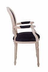 купить Мягкий стул с подлокотниками Delo Arm Black Velvet в интернет-магазине в Краснодаре
