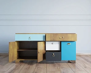 купить стильный Комод большой под TV «Aquarelle»  арт RE-41 в интернет-магазине в Краснодаре