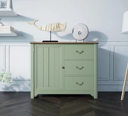 стильный Комод Olivia на 3 ящика с дверкой арт GA5051 в Краснодаре