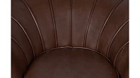 купить Низкое кресло ракушка Pearl Brown V2 на черных ножках в Краснодаре