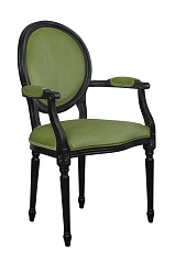 Мягкий стул с подлокотниками Delo Kora Arm Green в Краснодаре