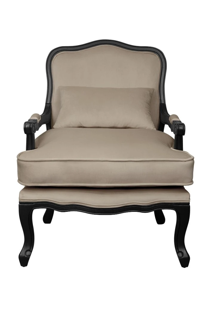 Мягкое кресло ретро Nitro Taupe в интерьере в Краснодаре