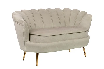 Дизайнерский двухместный диван Pearl Double Taupe в интерьере в Краснодаре