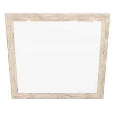 фото 99436 Потолочный светильник PIGLIONASSO, LED 32W, 4700lm, L645, B645, H55, сталь/пластик/дерево, бел в интерьере в Краснодаре