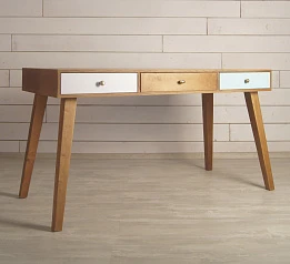 купить Рабочий стол "Aquarelle Birch" с тремя ящиками арт RE-36ETG в Краснодаре