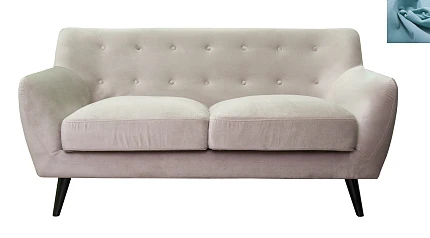 красивый Мягкий диван Albert 9 ширина 165 цвет голубой на заказ в Краснодаре