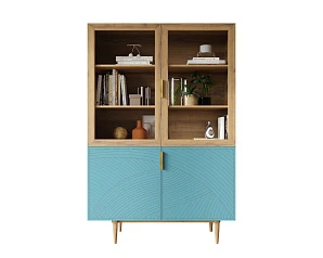 Буфет с двумя дверками "Line" LN11/GR1/blue в интернет-магазине в Краснодаре