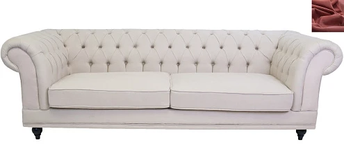 Диван мягкий арт-деко Neylan красный на заказ в интернет-магазине в Краснодаре