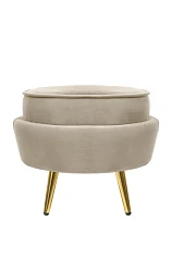 фото Пуф Pearl Adorn Taupe в интерьере в Краснодаре