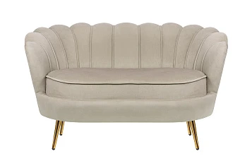 Дизайнерский двухместный диван Pearl Double Taupe в интерьере в Краснодаре