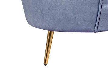 Диван ракушка Pearl Double Blue в интерьере в Краснодаре