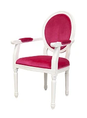 фото Мягкий стул с подлокотниками Diella Pink в интерьере в Краснодаре