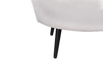 заказать Диван ракушка Pearl Triple Beige на черных ножках в Краснодаре