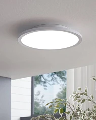 купить 97501 Светодиодный потолочный светильник SARSINA диммир., 24W(LED), 2400lm, ?300, H50, алюминий, белый в Краснодаре