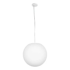 фото 64583 Подвесной светильник MONTEROLO PRO, 1Х40 Вт (Е27), ?400 мм, Н2000 мм, матовый никель / опаловый белый пластик в Краснодаре