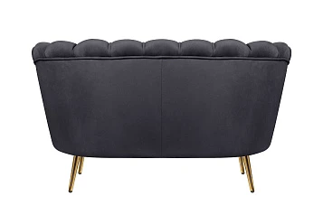 заказать Дизайнерский двухместный диван Pearl Double Black в интернет-магазине в Краснодаре