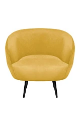 Мягкое кресло Benee Yellow на черных ножках в интернет-магазине в Краснодаре