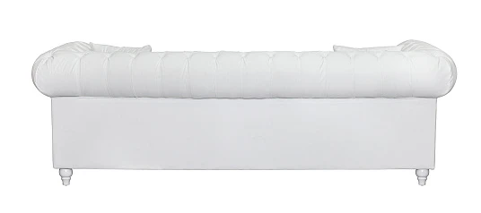 купить стильные Трехместный прямой диван мягкий арт-деко Neylan белый в интернет-магазине в Краснодаре