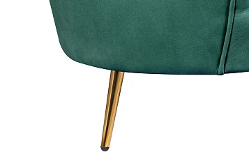 Диван ракушка Pearl Triple Green V2 в интерьере в Краснодаре