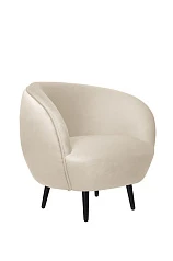 стильное Мягкое кресло Small Benee Beige на черных ножках в Краснодаре