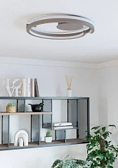 купить 901823 Светодиодный настенно-потолочный светильник с регулировкой цветовой температуры MEZZOMONTE, 40W(LED), 2700-6500K, 3200lm, алюминий, сталь, песо в Краснодаре