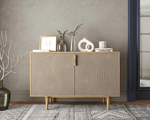 купить стильный Комод с двумя дверками "Line" R18/beige в интернет-магазине в Краснодаре