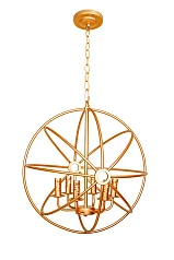 фото Люстра Foucault'S Orb Crystal Nude D52 Gold в интерьере в Краснодаре