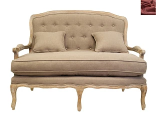 купить Прямой диван модерн Yareli Brown цвет красный в Краснодаре