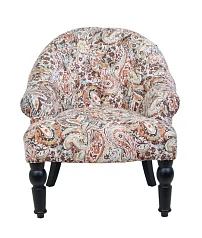 Низкое кресло Desta Orange Flower в интерьере в Краснодаре