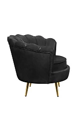 заказать стильные Низкое кресло ракушка Pearl Black V2 в Краснодаре