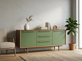 заказать Комод "Бруни (Bruni)" с тремя ящиками и дверками арт BR-03/6002 в Краснодаре