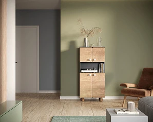 Малый шкаф с дверками "Split" SP12 в интерьере в Краснодаре