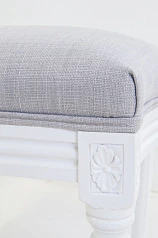 заказать Дизайнерский обеденный стул Miro White and Grey в интернет-магазине в Краснодаре