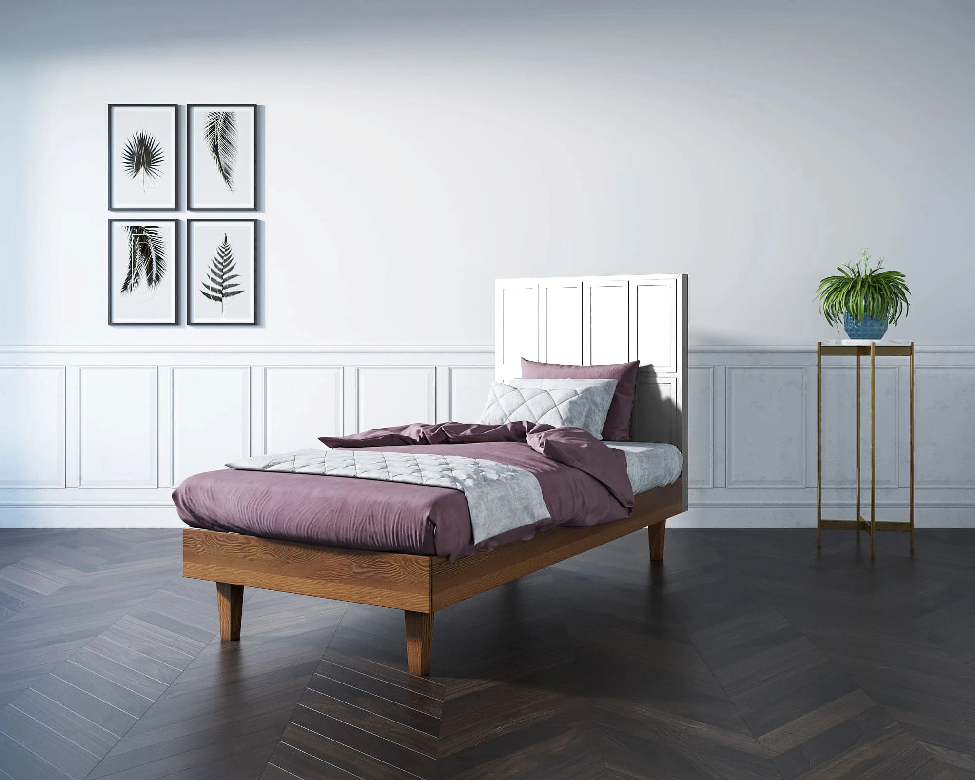 заказать Кровать "Andersen" 120х190 см арт AN120WH в интернет-магазине в Краснодаре