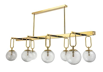 фото Люстра Sebastian 8 Gold в интерьере в Краснодаре