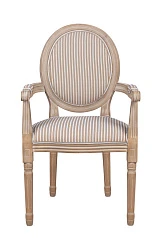 Мягкий стул с подлокотниками Volker Arm Orange Pinstripe на заказ в Краснодаре